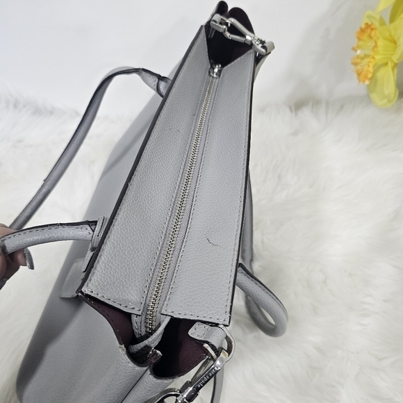 Kate Spade Eva top zip gray satchel - Picture 5 of 17